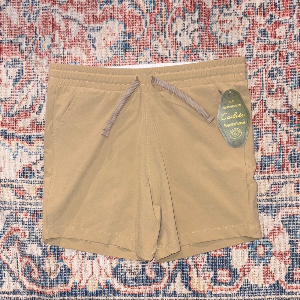 Cadets Kids' Tan Drawstring Shorts